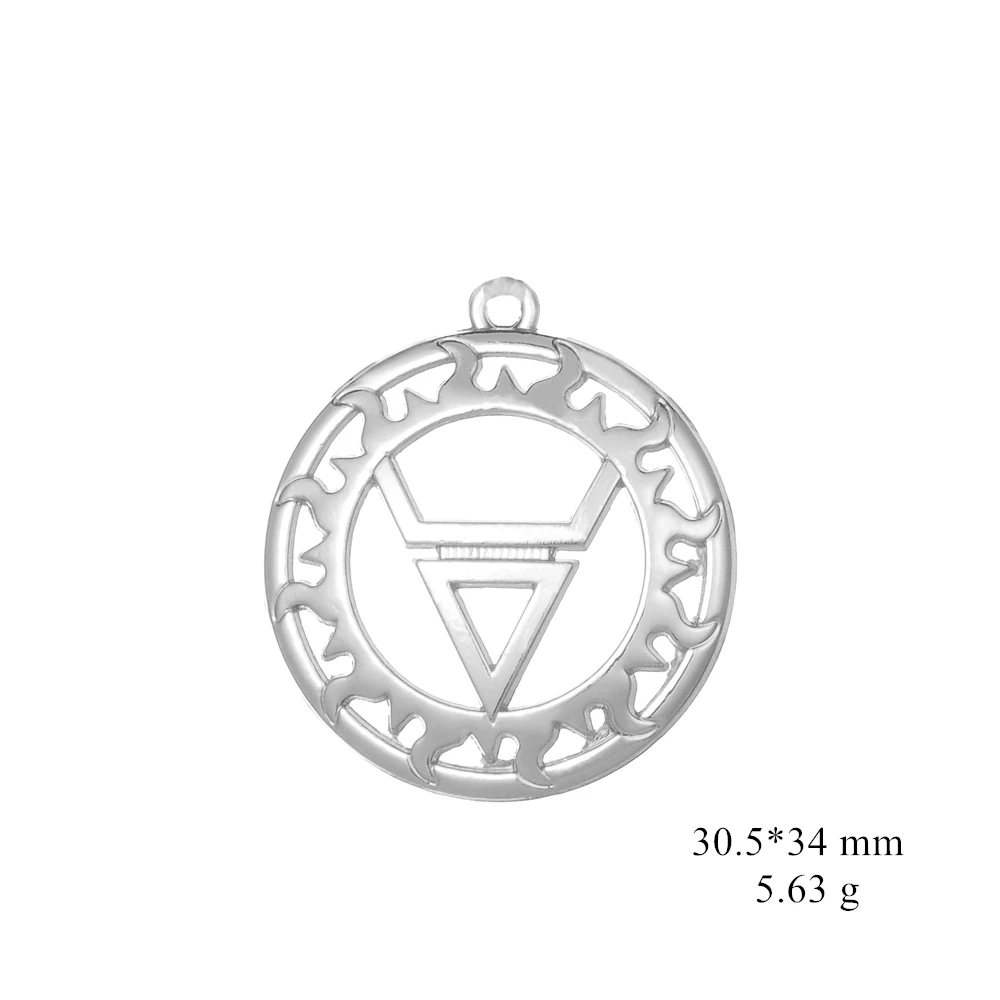 Dawapara Symbol of God Veles Hollow Necklaces &amp Pendants Vintage Charms for Jewelry Making Women Religious Christmas Gifts | Украшения и