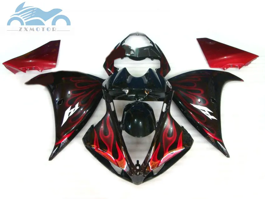 Комплект обтекателей для YAMAHA 2009-2014 YZF R1 YZFR1 09-14 комплект из АБС-пластика с красным