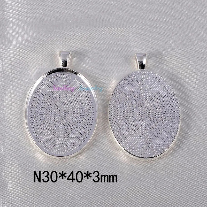 Пустые Подвески с бронзовым покрытием под старину 10 шт. 30*40 мм + подходящие