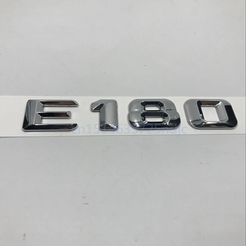 Для Mercedes Benz E Class E180 E200 E220 E260 E320 E350 хромированные цифры буквы задний багажник эмблема значок наклейка
