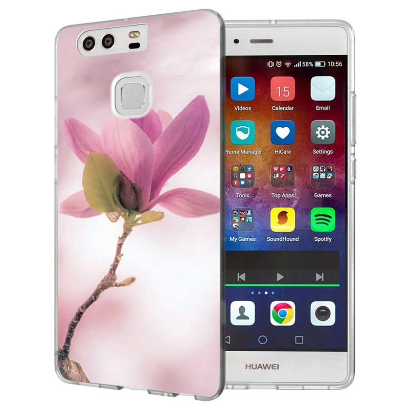 For Huawei P9lite/P8 Lite 2016 2017 Y5 II 2 Y5ii / Y6 Compact Honor 5A LYO-L21 Soft TPU Silicone Pattern Clear Case B072 |