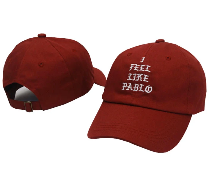 Kanye West, бренд I feel like pablo, модная кепка для гольфа, шапка для папы, шляпа от солнца, хлопковая бейсболка для женщин и мужчин, бейсболка