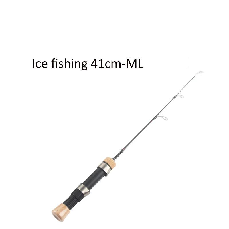 Белый New Fishing Rod ML Power 41cm/50cm/56cm Portable Ice fishing Rods - Цвет: Белый
