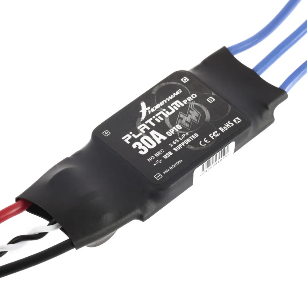 

HOBBYWING Platinum 30A Pro 2-6S Electric Speed Controller (ESC) OPTO - Specially for Multi-rotor