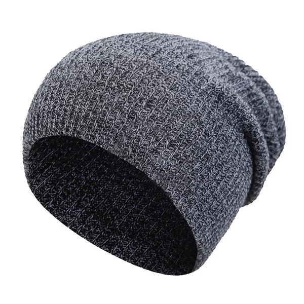 gray Xlamulu, вязаная шапка, зимние шапки для мужчин, Skullies Beanies, шапка, женская шапка, s, Мужская теплая мешковатая шапка, маска, теплые женские шапки, шапки, шапка - Цвет: gray