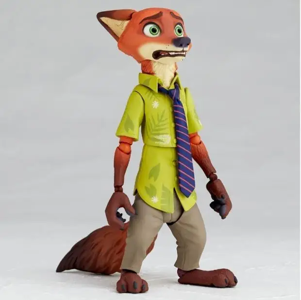Yamaguchi детские игрушки Zootopia фигурки животных игрушки Ник Фокс ПВХ фигурка мультфильм аниме фигурка Коллекция Модель игрушки
