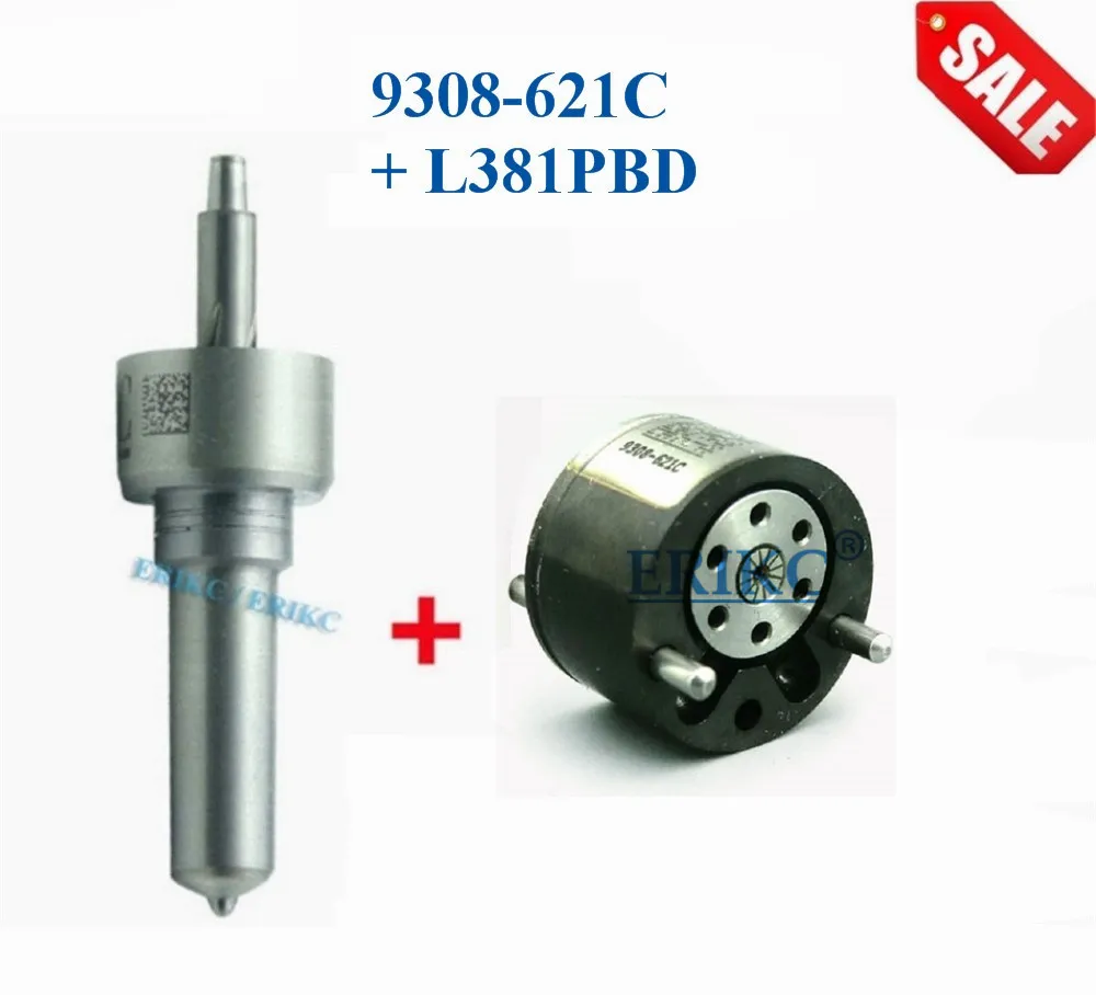 ERIKC L381PBD Форсунка 9308z621C клапан дизельный инжектор 7135-646 запасные части L381PRD ремонтные комплекты для EJBR05102D 28232251 - Цвет: 9308z621C L381PBD