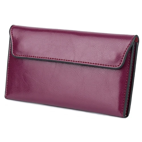 Rose Purple Новые поступления женский кошелек со съемным слотом для карт модный бренд практичный большой емкости женский кошелек высокого качества Женский кошелек - Цвет: Rose Purple