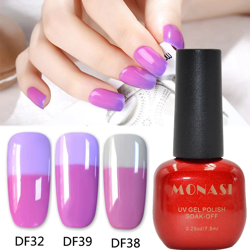 7 5 мл./шт. 60 цветов s УФ Гель-лак для ногтей изменение температуры Цвет гель-лака