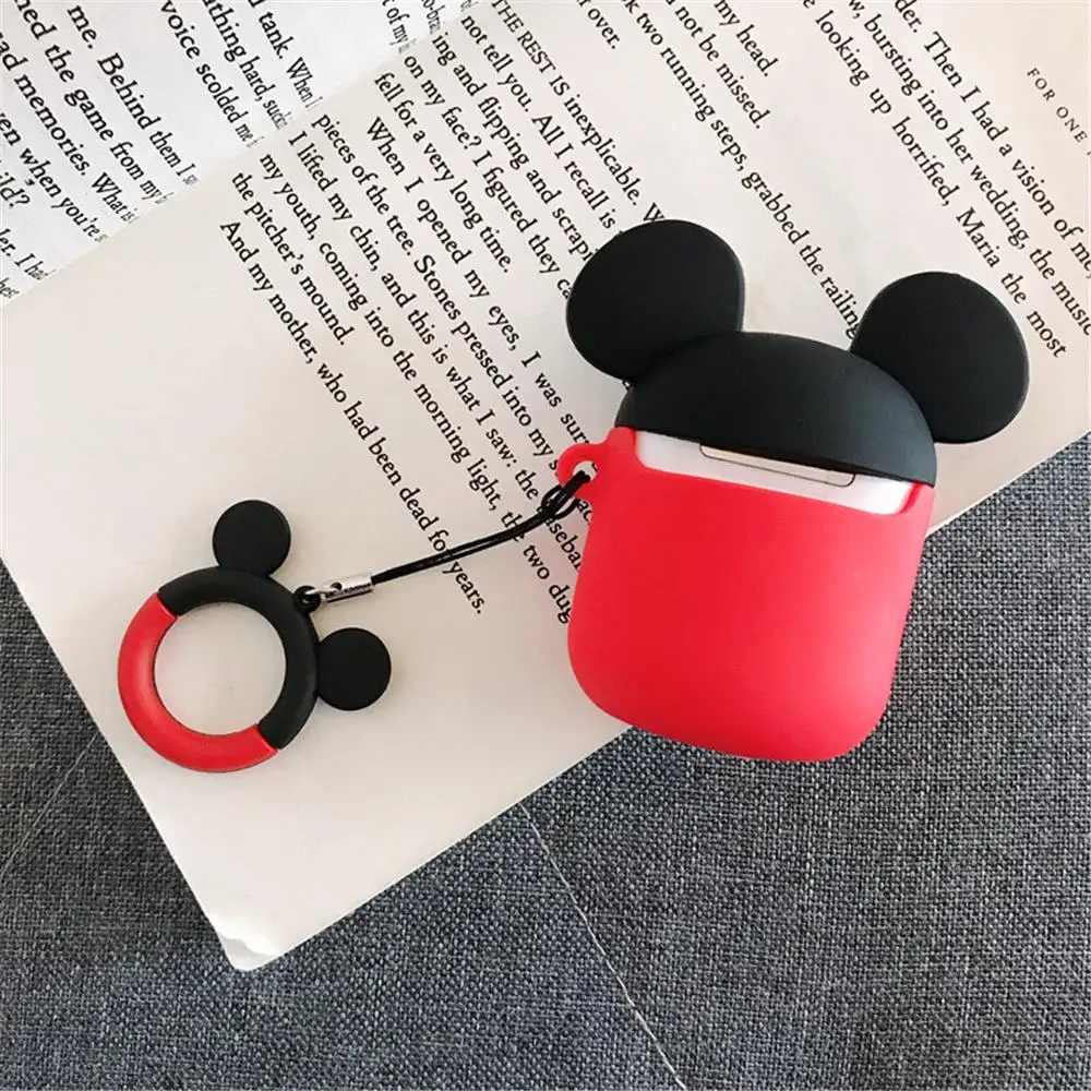 Для airpods Pro Чехол стильная футболка с изображением персонажей видеоигр с Микки и Минни, мягкий силиконовый чехол для Apple Airpods 1/2/3 крышка Беспроводной Bluetooth наушники чехол