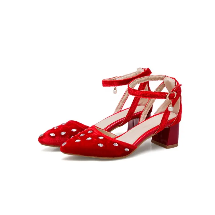 Модные женские туфли лодочки из флока в стиле ретро сезон лето Повседневные на