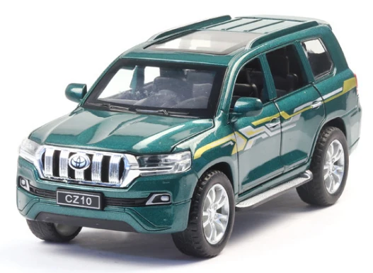 Новый 1:32 TOYOTA PRADO SUV Литой Сплав модель автомобиля Diecasts & Toy звук и светильник сзади