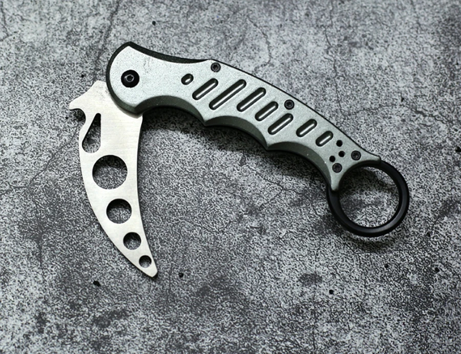 Новинка, складной нож Karambit 5Cr13, лезвие для тренировок, кемпинга, выживания, охоты, тактические ножи, EDC, ручной инструмент