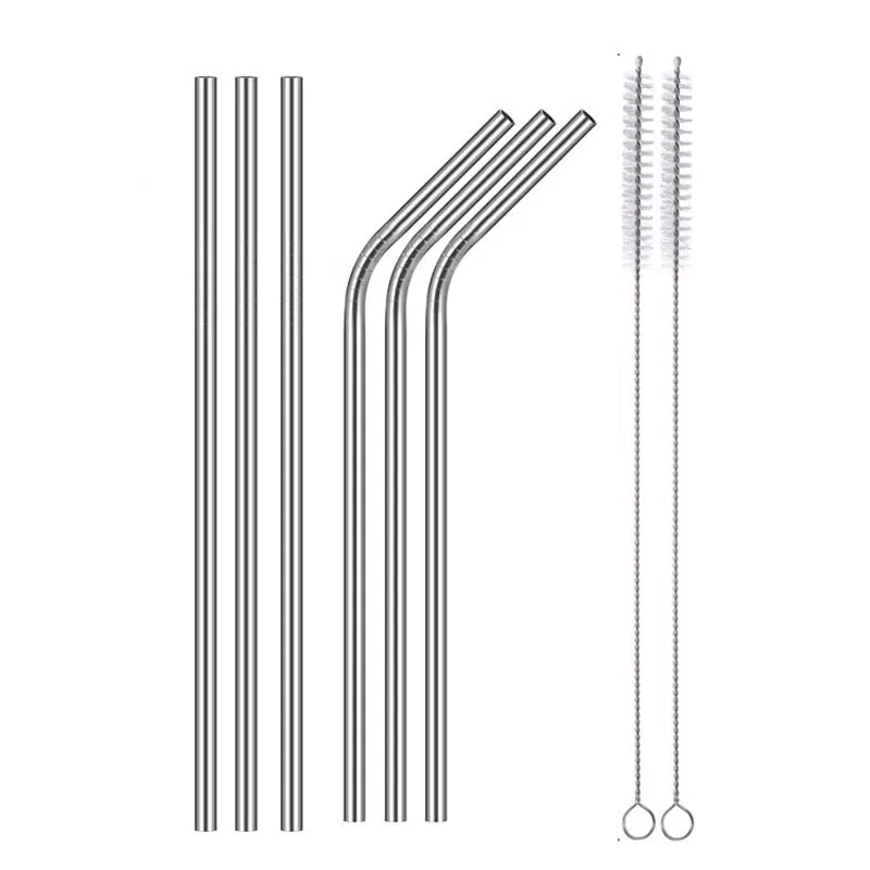 5 шт многоразовая Питьевая солома высокого качества 304 нержавеющая сталь