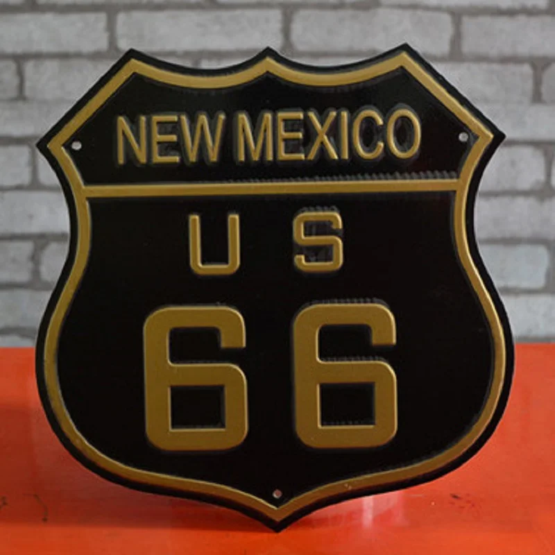 2016 ретро металлические знаки U.S. ROUTE 66 настенные украшения винтажные номерные
