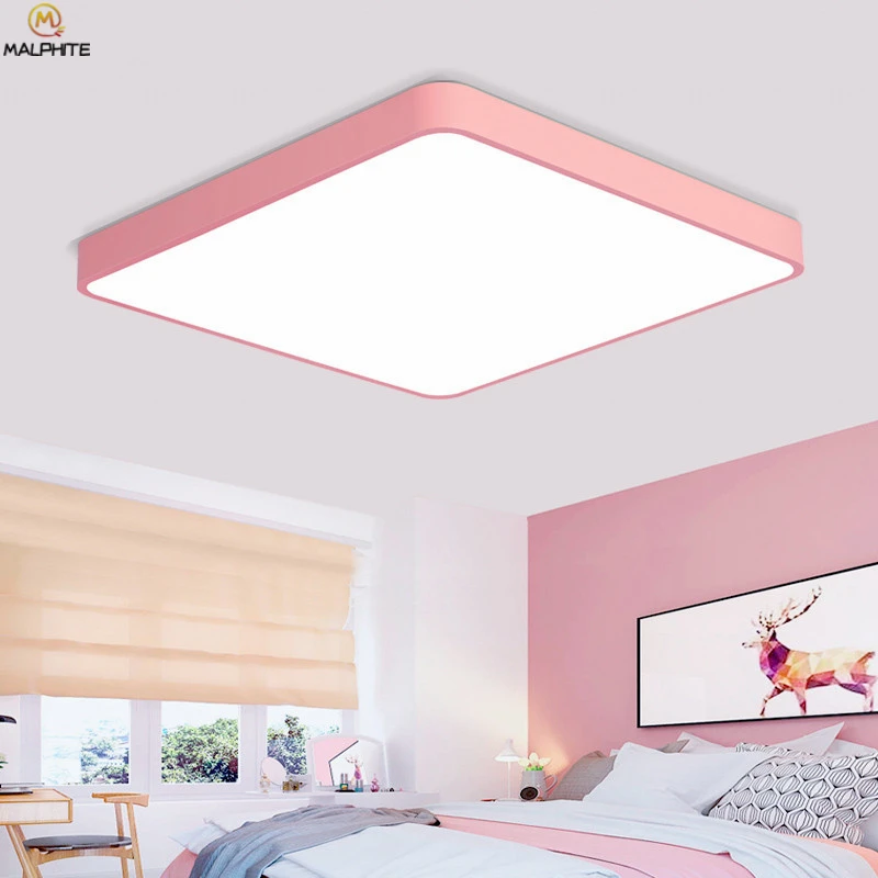 Светодиодный потолочный светильник прямоугольная лампа для гостиной простой в