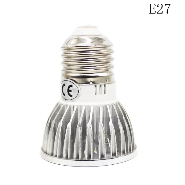 E27 1 шт./лот новинка высокое Мощность Led MR16 GU5.3GU10 E27 9w12w15w затемнения Led прожектор теплый белый свет, холодный белый MR 16 12V лампы - Испускаемый цвет: E27
