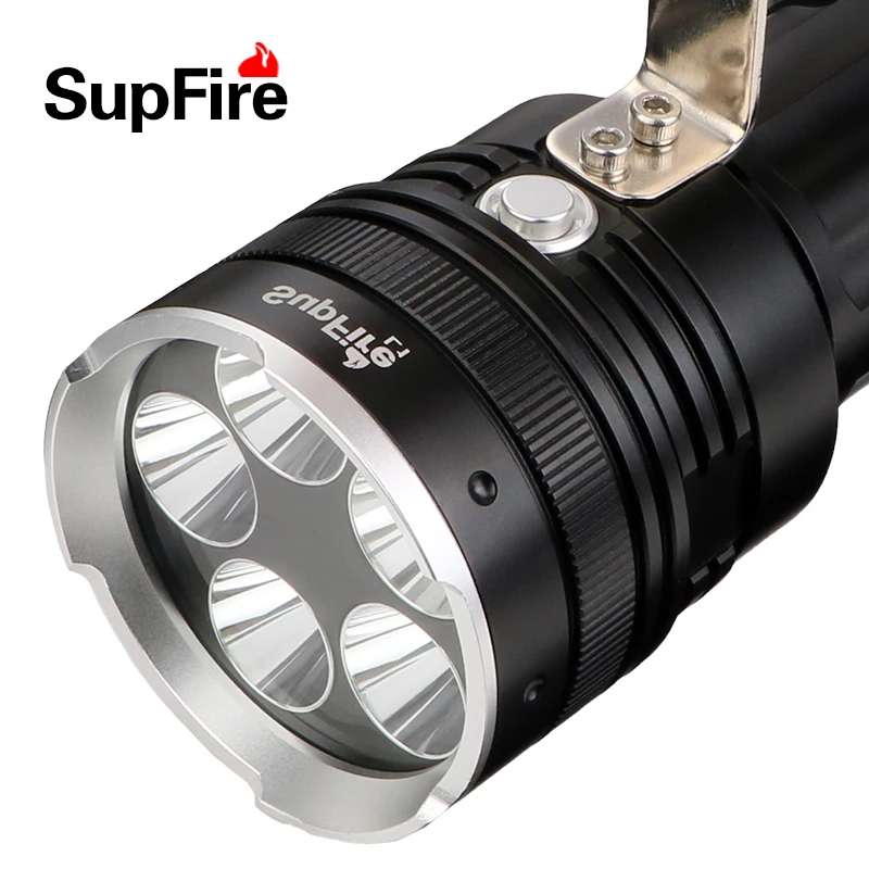 Supfire L1 3800 люменов CREE XML U2 светодиодный фонарик водонепроницаемый тактический
