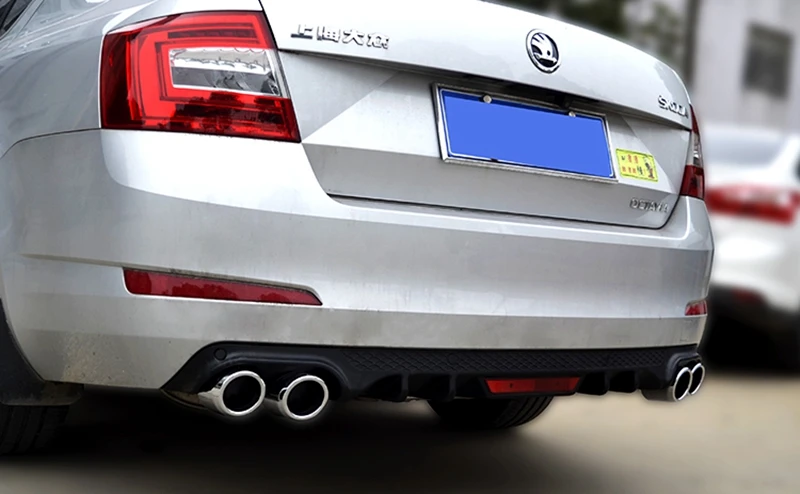 Для Skoda Octavia задний спойлер задний бампер диффузор защитные бамперы для Octavia обвес бампер