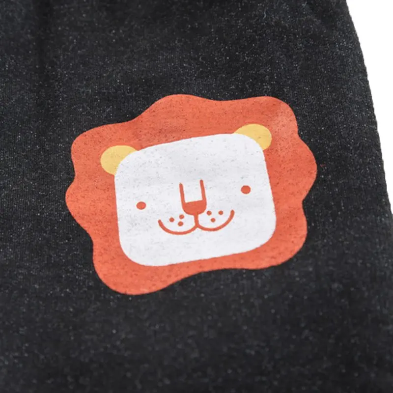 2Pcs Children's Set Boys Clothing Kids Cartoon Lion Print Cotton Sweatshirt Tops Denim Pants Sets |