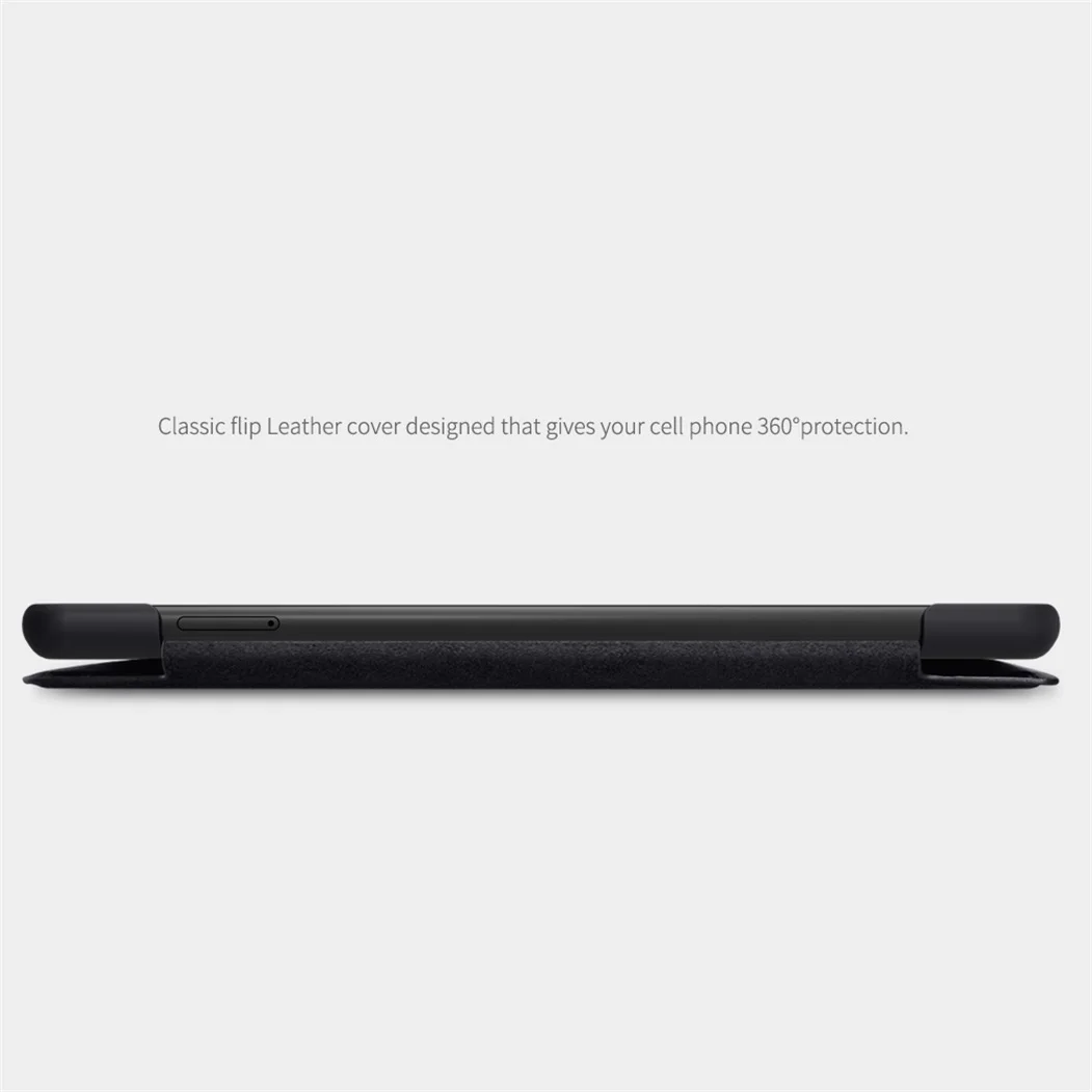 Чехол книжка Nillkin QIN для Huawei Honor Note 10 кожаный с карманом карт|Бамперы| |