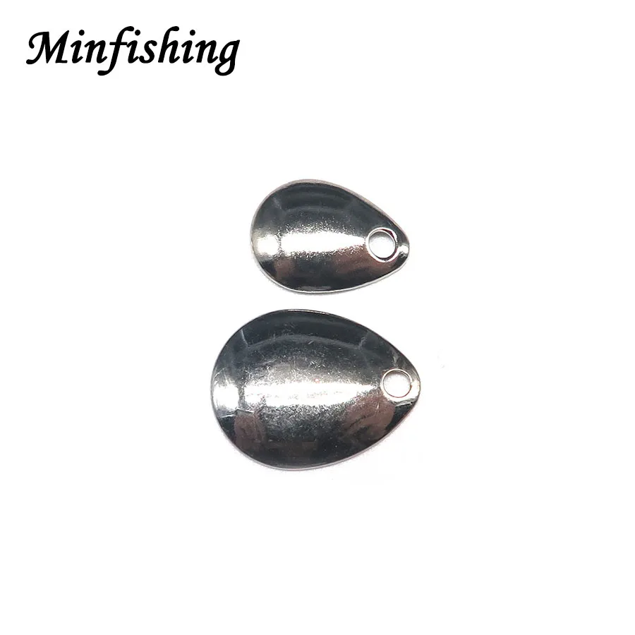 Minfishing 200 шт./партия шумная металлическая ложка приманка аксессуары искусственная