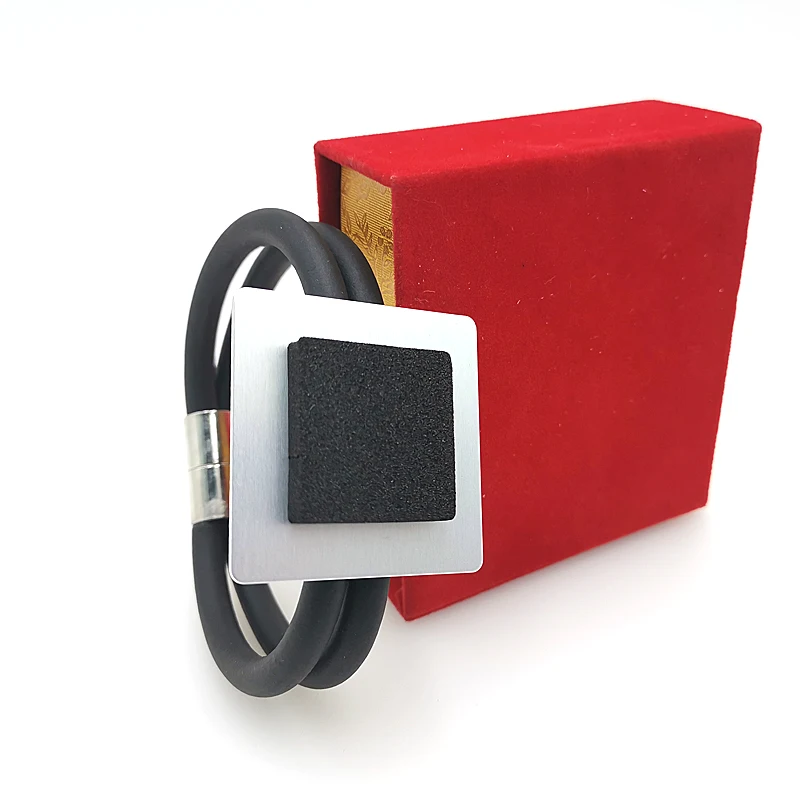 Женский браслет YD & YDBZ квадратные геометрические резиновые браслеты с креплением