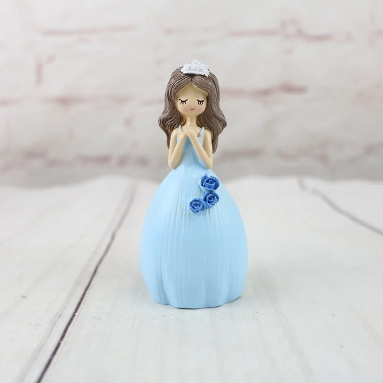 1 шт. девушка из смолы сердце принцесса торт декоративная милая девочка маленькая