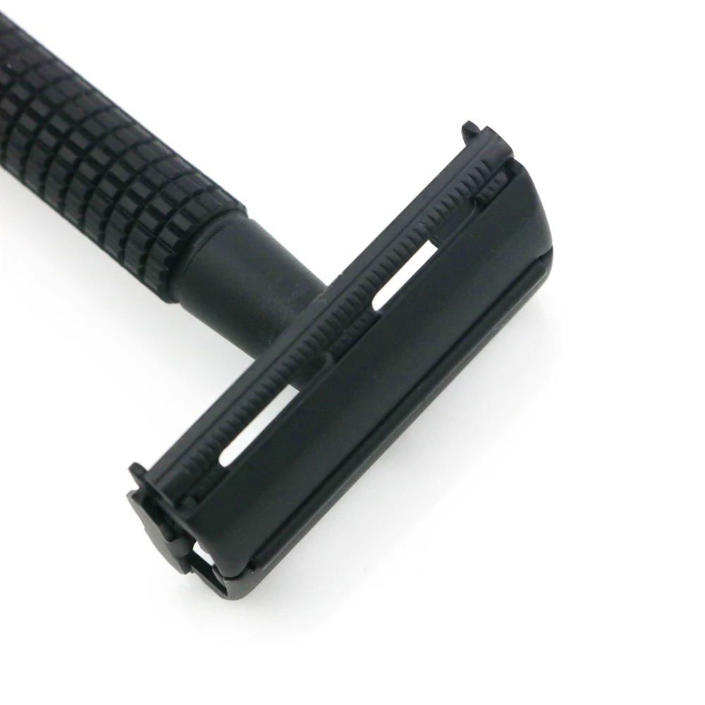 Double Edge Safety Razor Shaving Black Manual Classic Style Brass Long Anti Slip handle 9306-HL WEISHI 1PCS/LOT NEW | Красота и