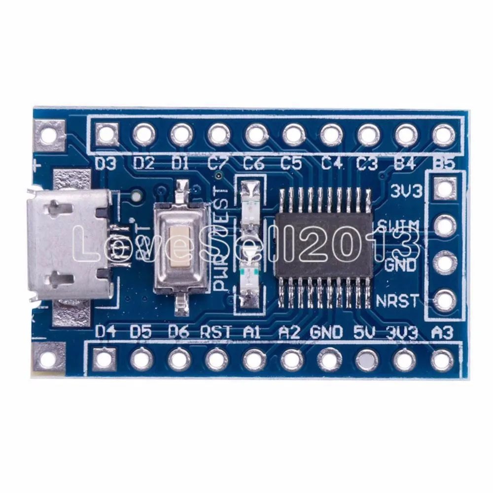 Модуль платы разработчика минимальной конфигурации системы ARM STM8S103F3P6 STM8, 2 шт., для Arduino STM8S Core Board светодиодный индикаторный модуль 5 в 3,3 В
