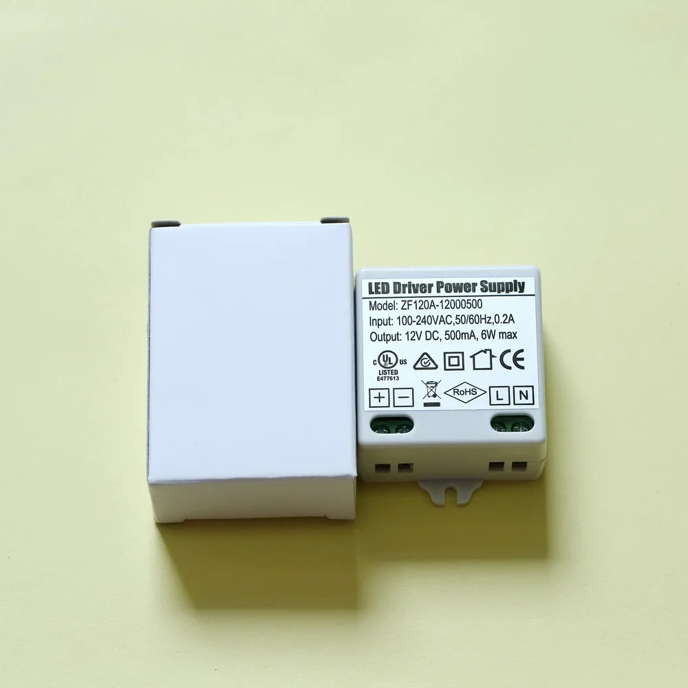 100 шт./лот источник питания постоянного напряжения DC12V500mA 6W LED|supply power|lot lotlot 100pcs |