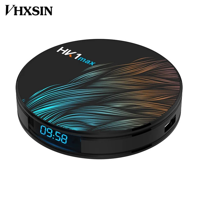 VHXSIN 50 шт./лот HK1 MAX Smart TV BOX Android 9 0 4 ГБ 32 64 Гб RK3318 четырехъядерный 2