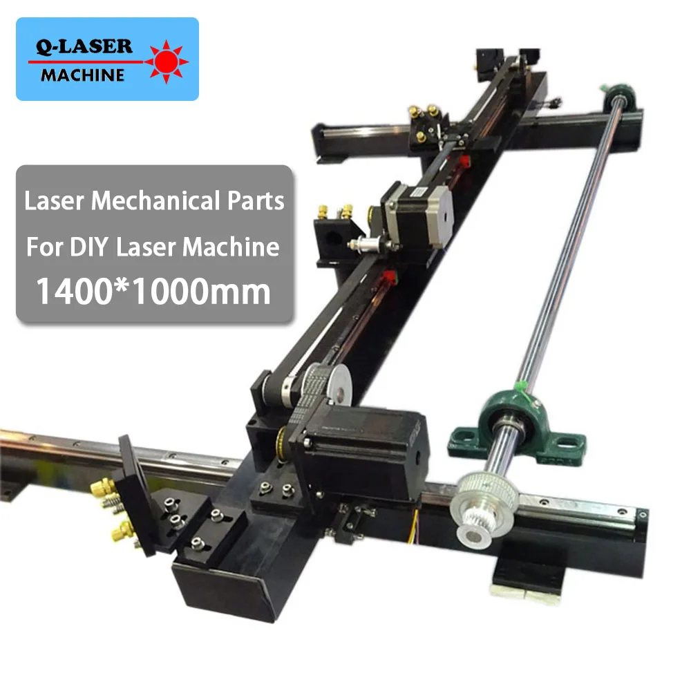 Лазерные арматуры резки Запчасти комплект 1400 мм * 1000 одна голова для Co2 лазерного