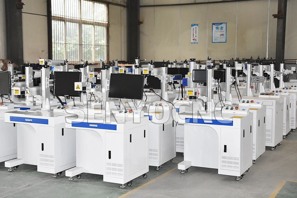 SENYOCNC 20 Вт 30 50 настольная волоконно лазерная маркировочная машина/raycus