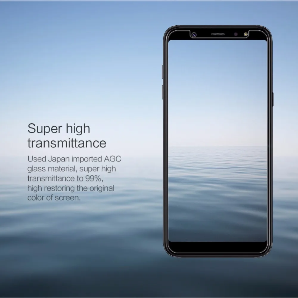 Защитная пленка из закаленного стекла для samsung Galaxy J4 J6 A6 (2018) + NILLKIN Amazing H | Мобильные