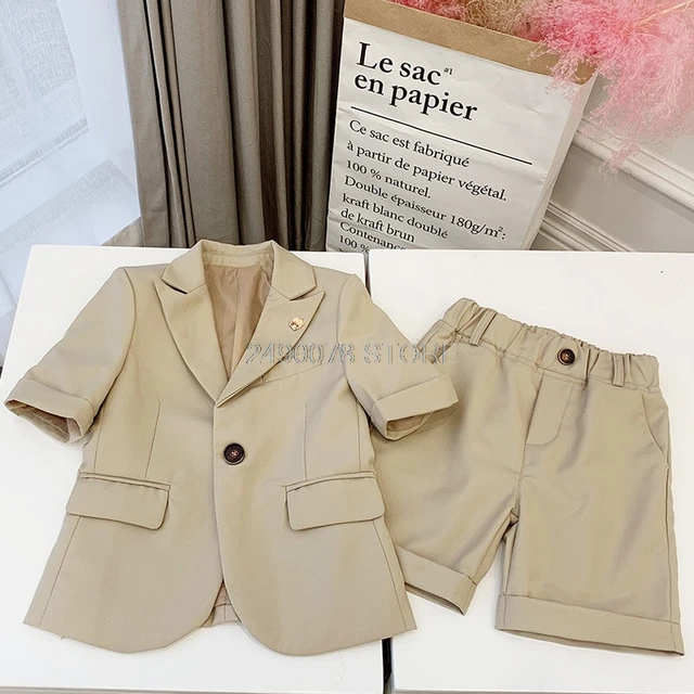 Детские летние блейзеры костюм для мальчиков на свадьбу официальное платье