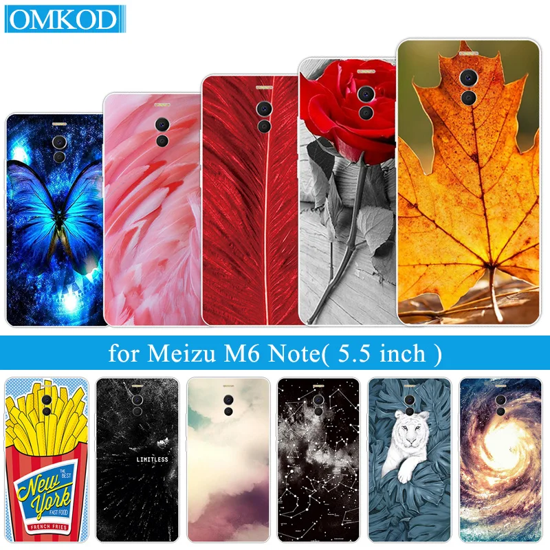 Для Meizu M6 Note/Blue Charm Note 6 Note6 Мягкий ТПУ силиконовый чехол для телефона 5 дюймов