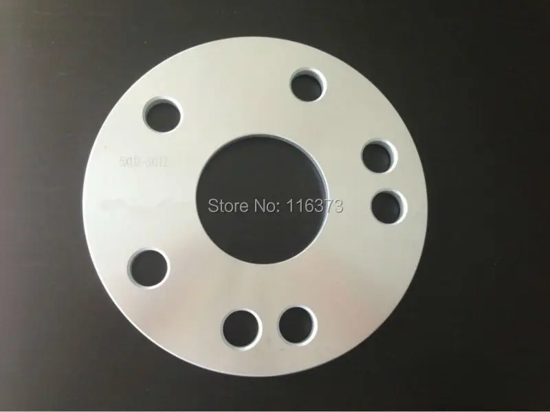 

2PCS Aluminum alloy 3x112mm billet HubCentric Wheel Spacers 9mm thickness 57.1mm hub bore 6061-T6