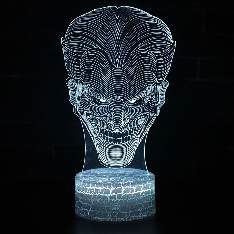 3d лампа с изображением персонажа из фильма Джек светодиодный ночсветильник 7