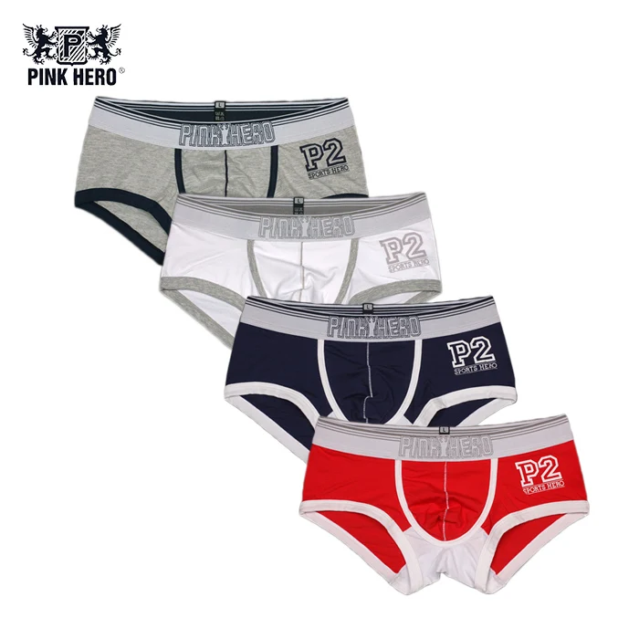 4pcs as show 4 шт./лот, упаковка, розовые мужские боксеры, мужское нижнее белье, хлопок, Cueca, удобные, с мешочком, мужские шорты, классические, в клетку, с шариками, в горошек - Цвет: 4pcs as show