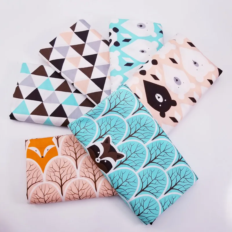 Сделай Сам хлопчатобумажная ткань для лоскутного шитья ремесла постельное белье