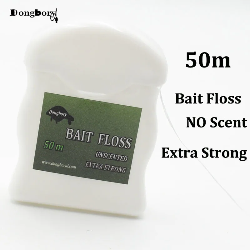 50m Carp Fishing Accessories Bait Floss Grips POP UP Boilies Holder Chod Hair Ronnie Rig  Method Feeder Fishing Tackle Terminal