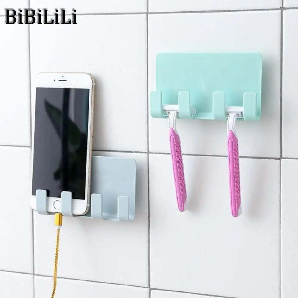 Горячее зарядное устройство для телефона настенный 4 крючка вешалка хранения