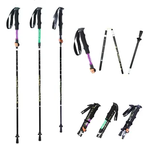 1 шт. телескопическая 4 секции Регулируемая походная трость Трость Костыль из алюминиевого сплава складные тростниковые трости