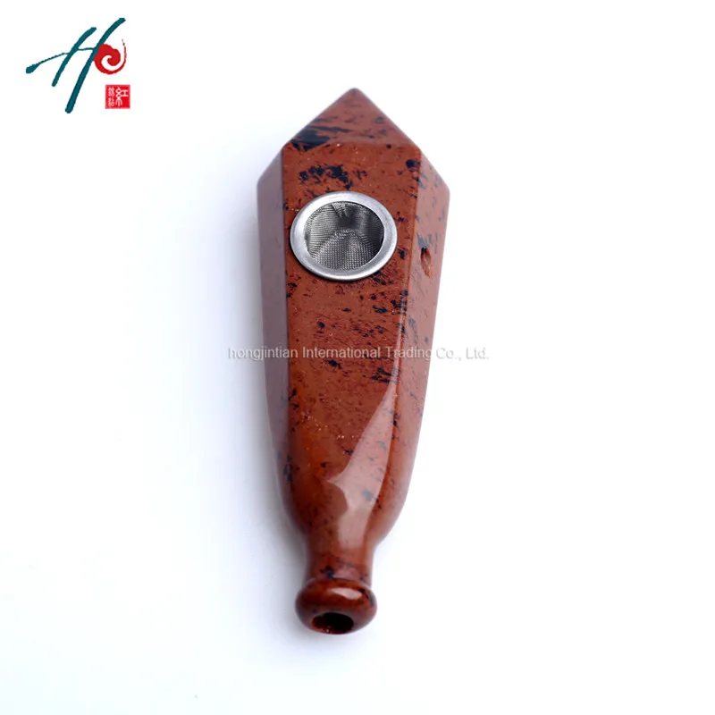 9-10cm High Quality 100% Natural Quartz Red Obsidian Free Shipping smoking pipe with carb | Дом и сад