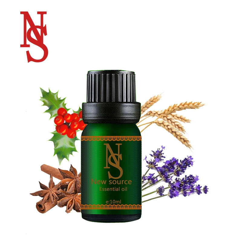 

Pure natural Ginger Holly massage compound essential oil Activated cells Repair dry skin Balance oil secretion function FF74