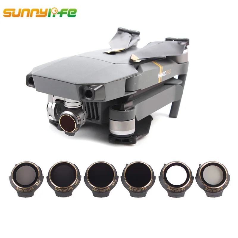 Sunnylife для DJI Mavic Pro Platinum Drone камера Gimbal фильтр объектива MCUV CPL ND набор фильтров