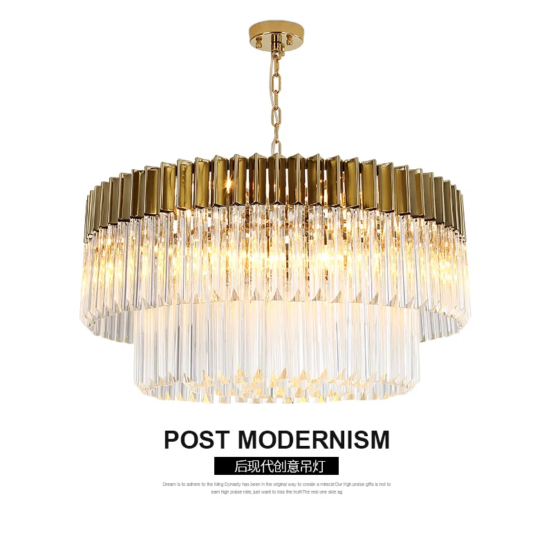 

Gold American Style Retro Chandeliers Led Crystal Lighting For Living Room Bedroom Hall Hotel Restaurant Dining Room Lustre