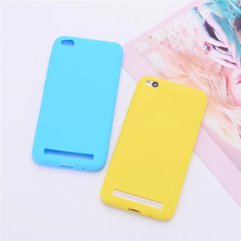 Силиконовый чехол для Fundas Xiaomi Redmi 5A, чехол из мягкого ТПУ, цветная матовая задняя крышка для Xiaomi Redmi 5A, кожаный чехол, чехлы для мобильных телефонов