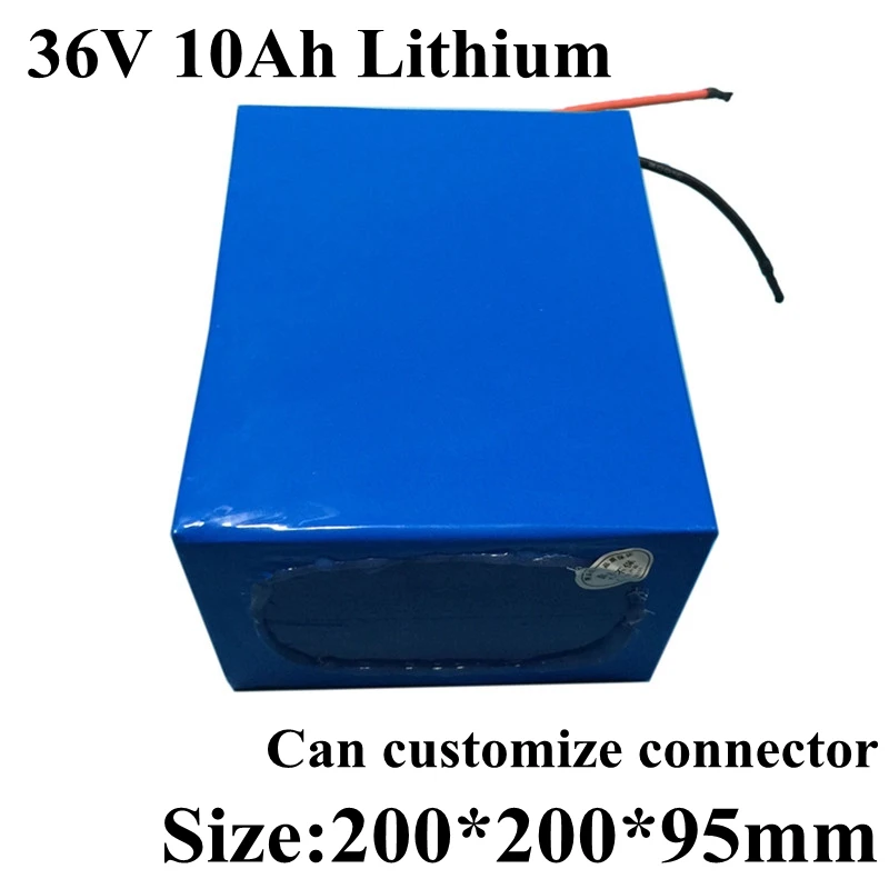 

Electric Bike battery 36V 10AH 500W 36V10AH 12ah 350w 250w Lithium battery li-ion city scooter with 15A BMS 42V 2A Charger + bag